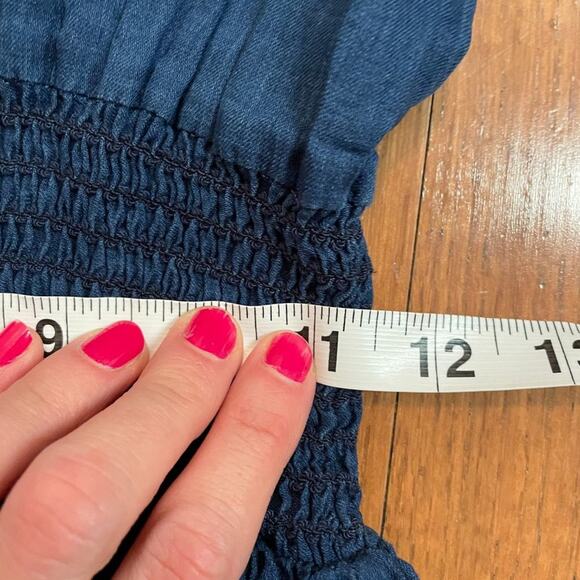 NEW MICHAEL Michael Kors Off-the-Shoulder Dress in Indigo - Picture 12 of 14